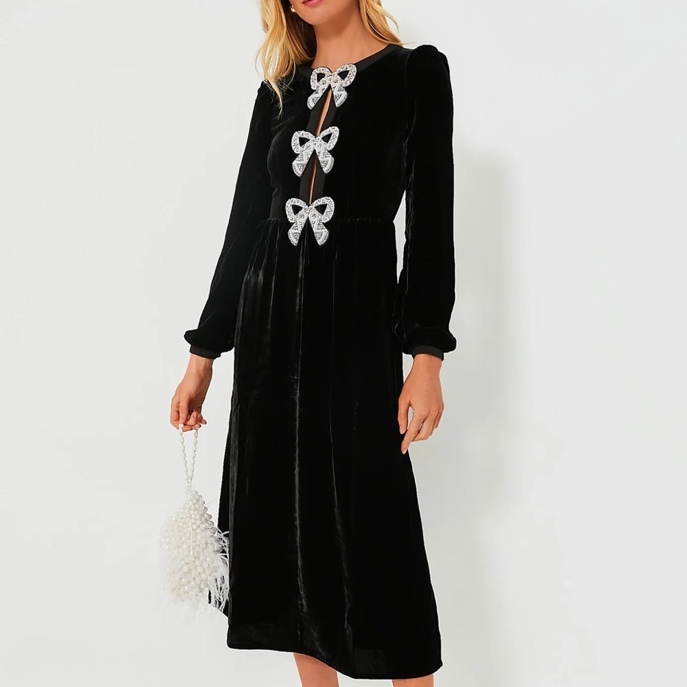 Saloni Bow Dress